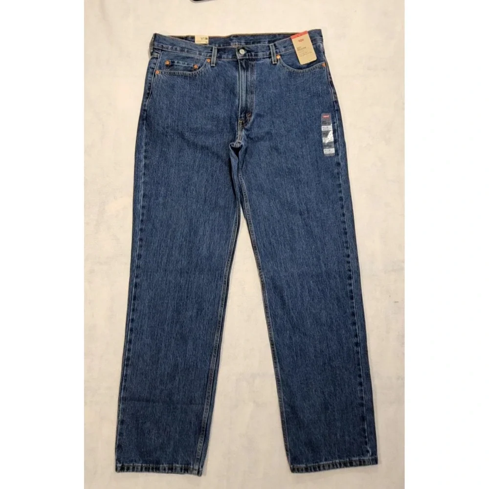 Levis Jeans Mens‎ Sz 40 x 35 36 NEW 550 Relaxed Fit Mid Blue Big & Tall Classic